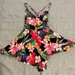 Romper (Floral, Forever 21)
